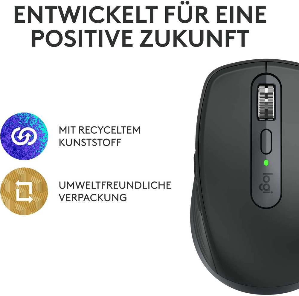 Belaidė pelė Logitech MX Anywhere 3S, grafito spalvos
