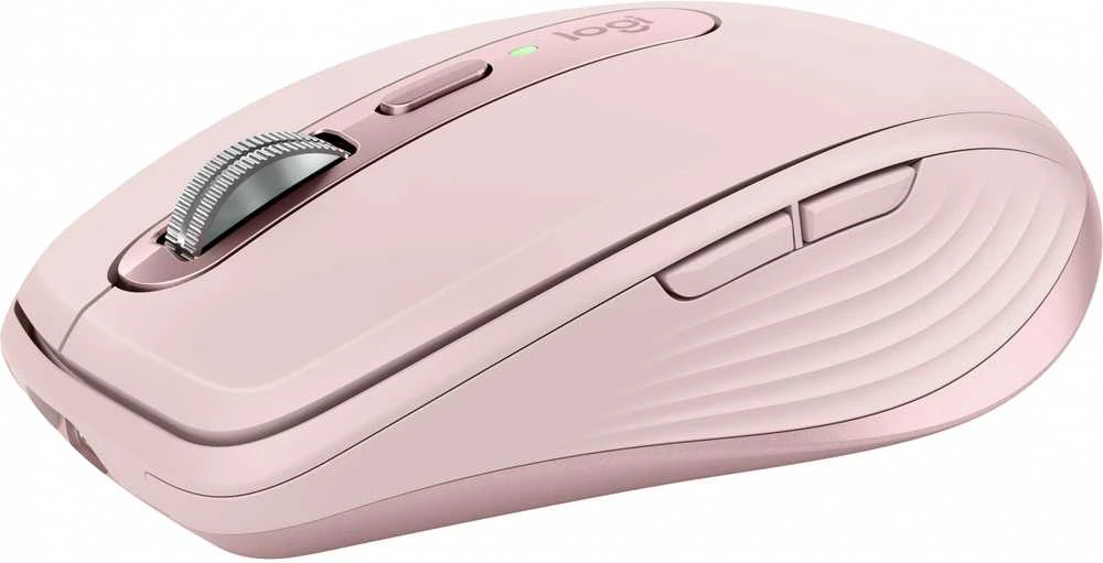 Belaidė pelė Logitech MX Anywhere 3S, rožinės spalvos