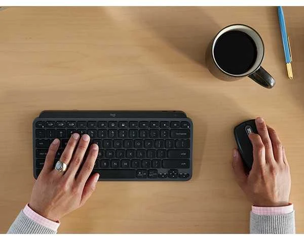 Belaidė pelė Logitech MX Anywhere 3S, šviesiai pilkos spalvos