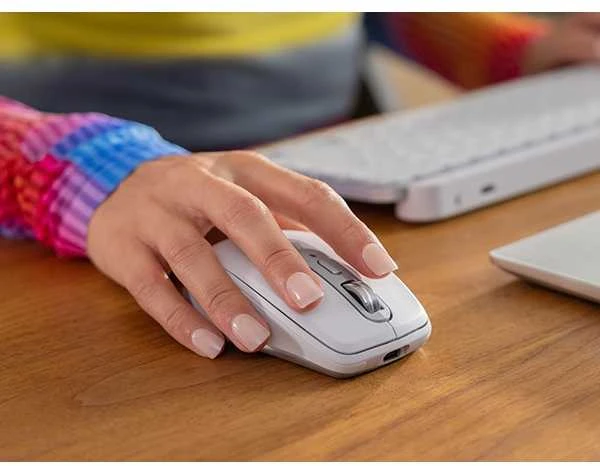 Belaidė pelė Logitech MX Anywhere 3S, šviesiai pilkos spalvos