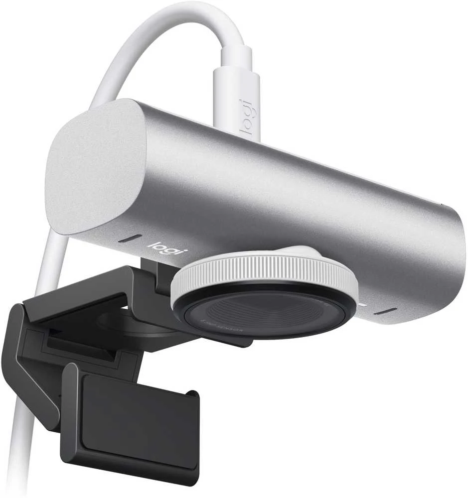 Logitech MX Brio 4K Ultra HD internetinė kamera, spalva: šviesiai pilka (960-001554)
