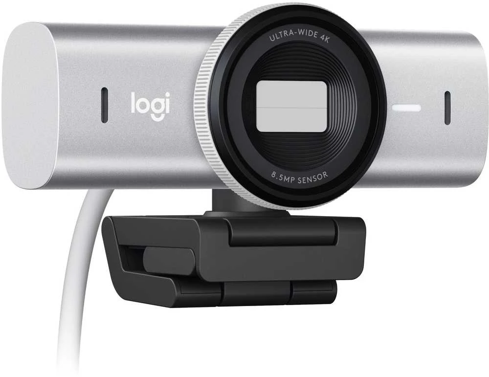 Logitech MX Brio 4K Ultra HD internetinė kamera, spalva: šviesiai pilka (960-001554)