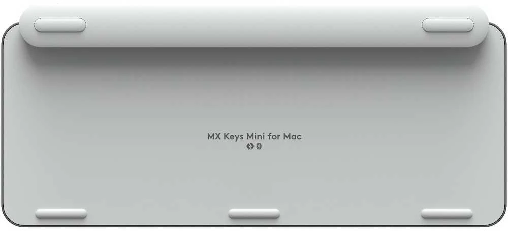 Minimalistinė Belaidė Klaviatūra su pašvietimu MX Keys MIni for Mac, DE išdėstymas, Pilka