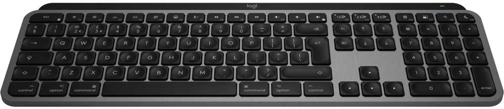 Klaviatūra Logitech MX KEYS S FOR MAC - SPACE Pilkas - UK - EMEA 28-935