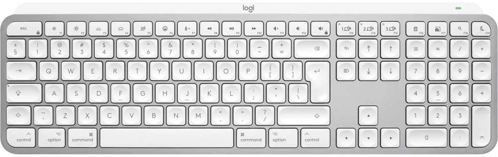 Klaviatūra Logitech MX Keys S for Mac belaidė 100% (full-size) su pašvietimu pilka