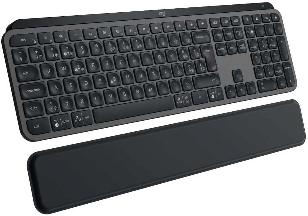 Belaidė klaviatūra Logitech MX Keys S, su atrama delnams, Išdėstymas: Šveicarų (Qwertz)