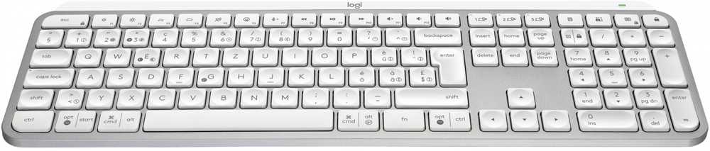 Klaviatūra Logitech MX KEYS S - PALE Pilkas - CH - BT - - N/A - CENTRAL-419
