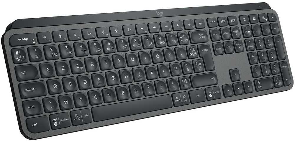 Klaviatūra Logitech MX KEYS- GRAPHITE/FRA - CENTRAL