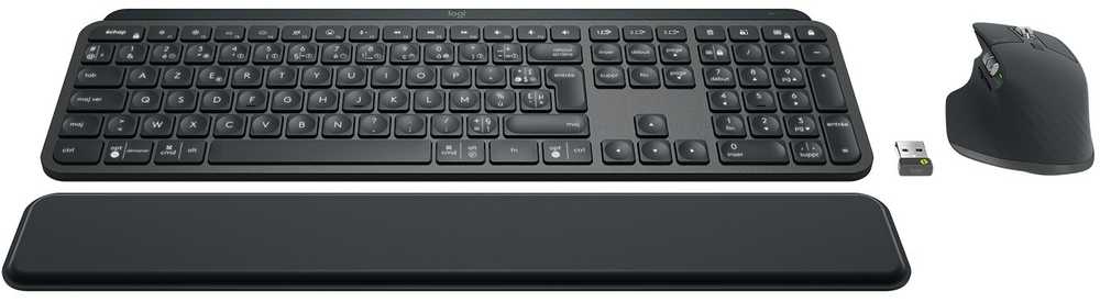 Klaviatūra Logitech MX KEYS- GRAPHITE/FRA - CENTRAL