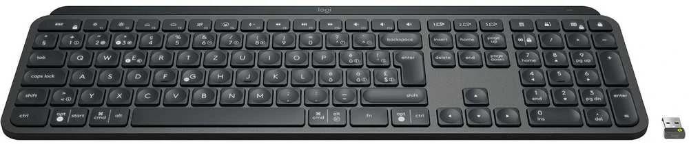 Klaviatūra Logitech MX KEYS verslui - GRAPHITE - CH - CENTRAL