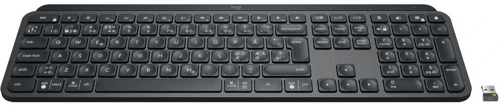 Klaviatūra LOGITECH MX KEYS verslui - GRAPHITE - PAN - BT - NORDIC-613