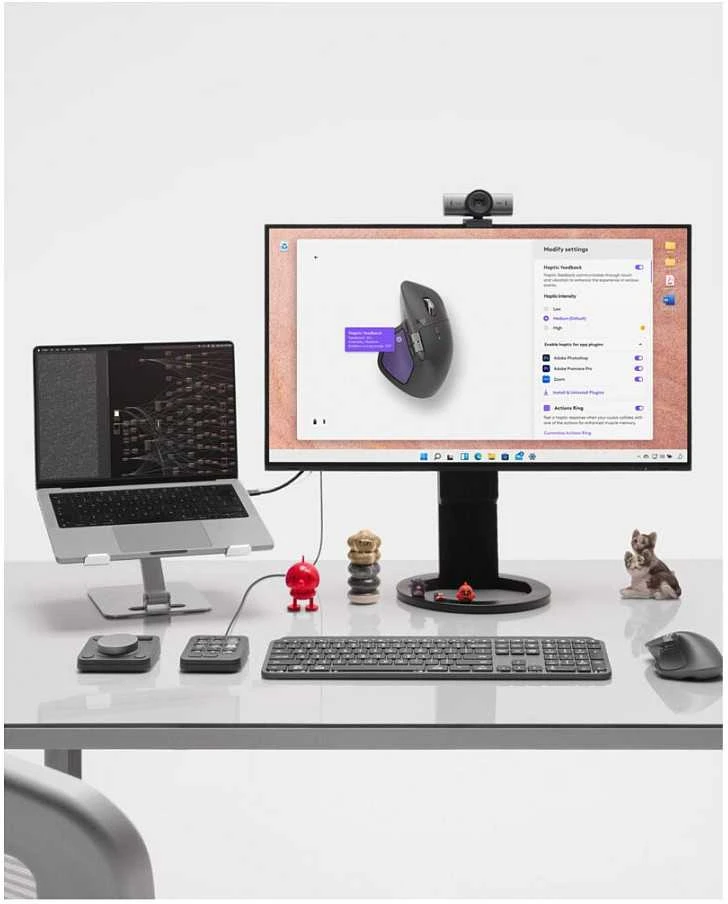 Logitech MX Master 4 belaidė pelė | spalva: pilka (Graphite) - 910-007562