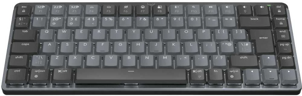 Klaviatūra Logitech MX Mechaninė. MINI belaidė ILLUM. KEYB - - GRAPHITE - UK - EMEA