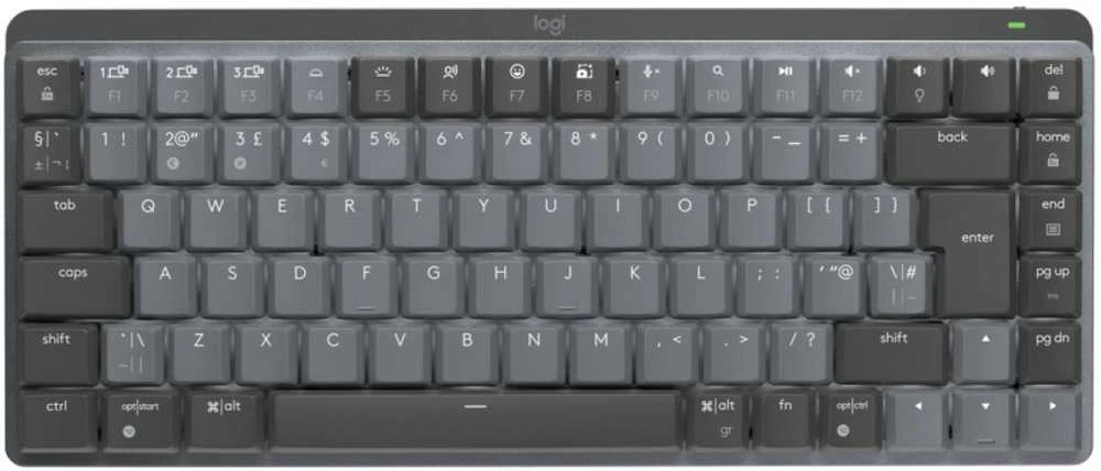 Klaviatūra Logitech MX Mechaninė. MINI belaidė ILLUM. KEYB - - GRAPHITE - UK - EMEA