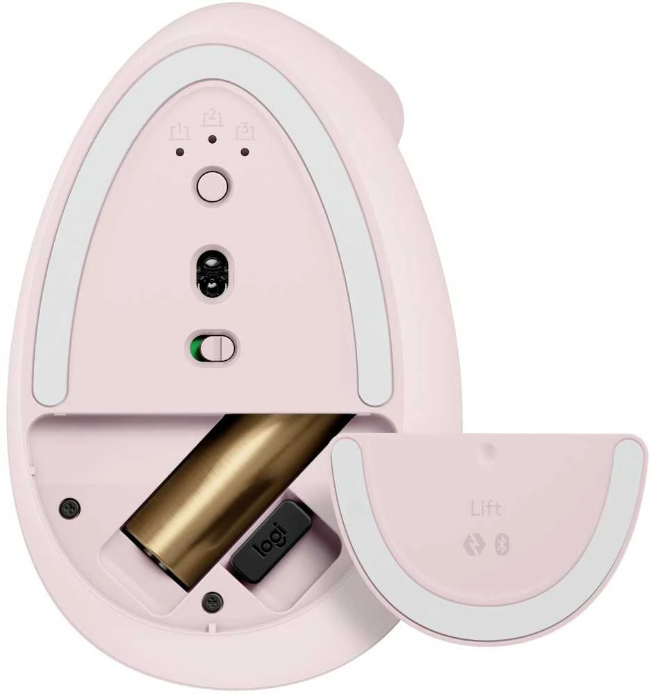 Pelė Logitech Lift, rožinė
