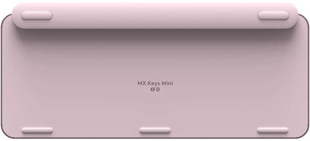 Minimalistinė Belaidė Klaviatūra su apašvietimu Logitech MX Keys Mini, Rožinės spalvos, Šiaurės šalių (Qwerty) išdėstymas
