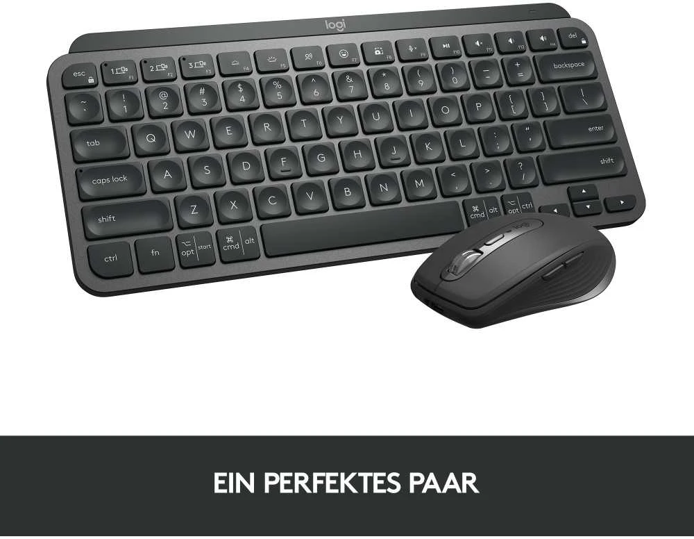 Bevielė klaviatūra Logitech MX Keys Mini For Business, US, Grafitas