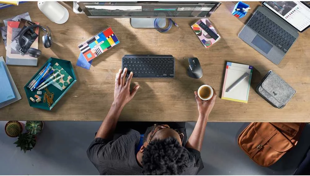 Bevielė klaviatūra Logitech MX Keys Mini For Business, US, Grafitas