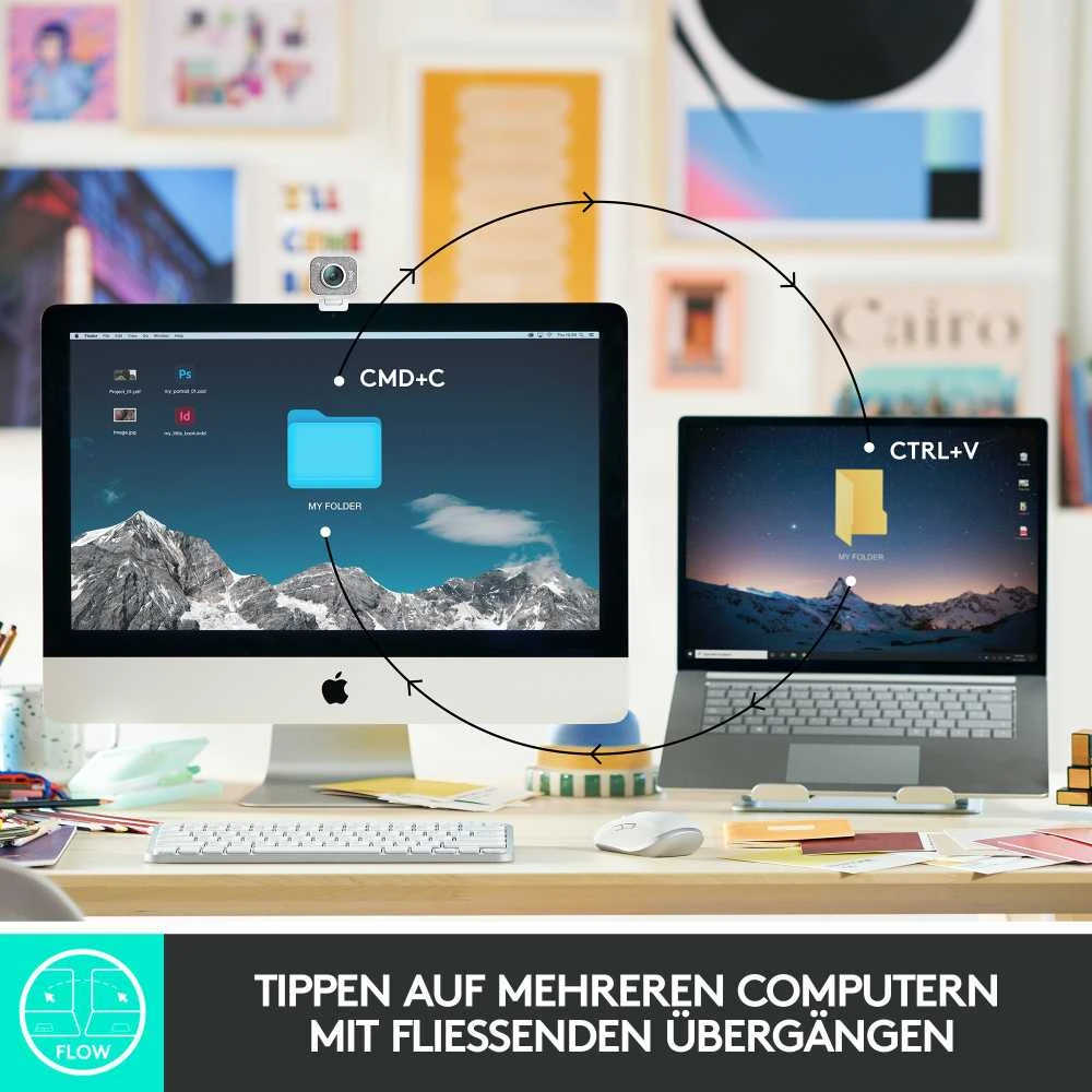 Bevielė klaviatūra Logitech MX Keys Mini For Business, US, Grafitas