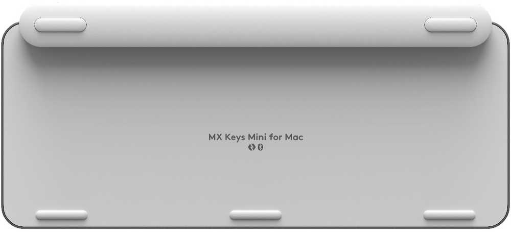 Belaidė klaviatūra Logitech MX Keys Mini skirta Mac, Blyškiai pilkos spalvos (US)