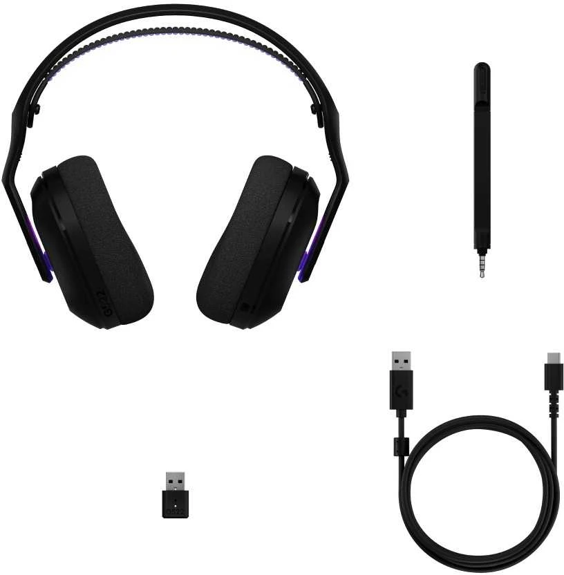 Logitech G522 Lightspeed Belaidės  Ausinės Žaidimams, Juodos