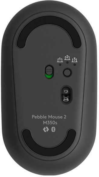 Klaviatūra ir pelė Logitech Pebble 2 Combo for Mac, grafito spalvos, US išdėstymas