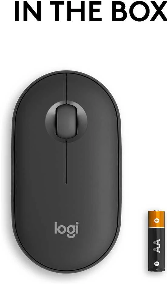 Belaidė pelė Logitech Pebble Mouse 2 M350s, Juoda