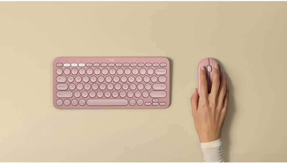 Belaidė pelė Logitech Pebble 2 M350s, Rožinė