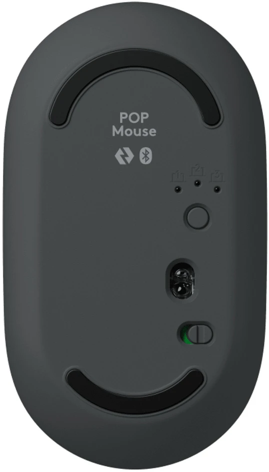 Pelė „Logitech Pop Icon Combo Nordic“ klaviatūra, grafito spalvos