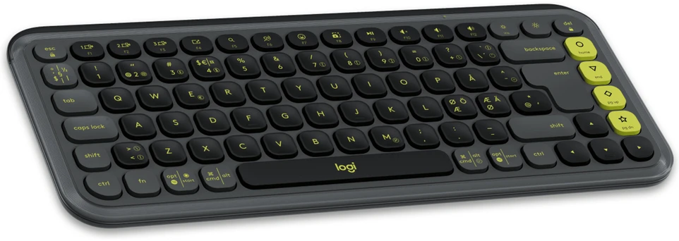 Pelė „Logitech Pop Icon Combo Nordic“ klaviatūra, grafito spalvos