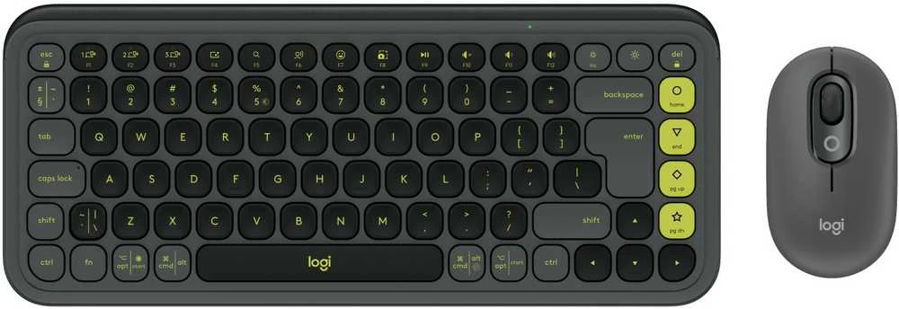 Klaviatūra LOGITECH POP ICON COMBO – GRAFITE – JAV INT'L – BT – INTNL-973
