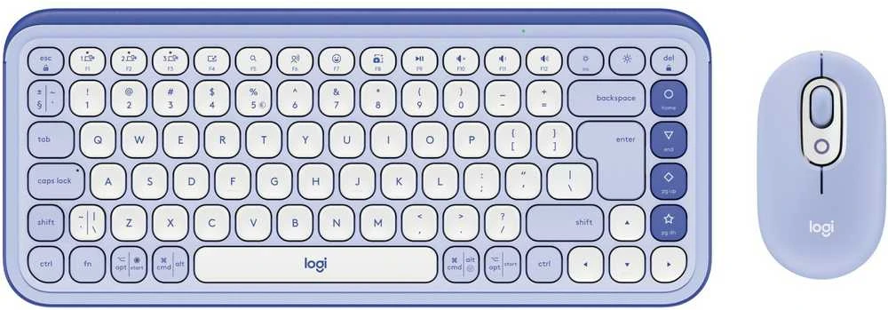 Kilimėlis Logitech POP ICON Combo Violetinis