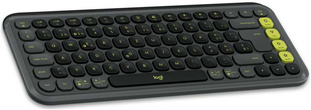 Logitech POP ICON COMBO Pelė AND KB/GRAPHITE - CH - CENTRAL-419