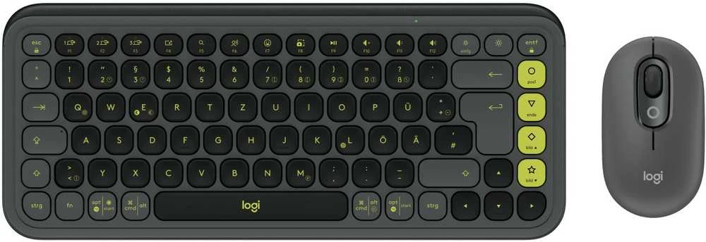Klaviatūra Logitech POP ICON COMBO Fliso IR KB - GRAFITAS - DEU - CENTRAL-4