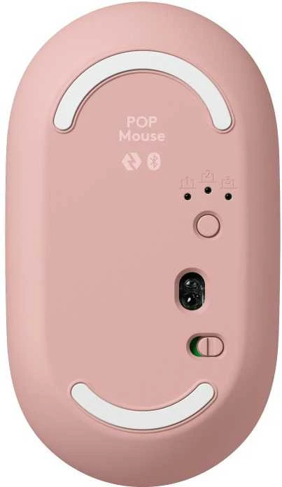 Rinkinys Klaviatūra su pele Logitech POP ICON Combo belaidė rožinė