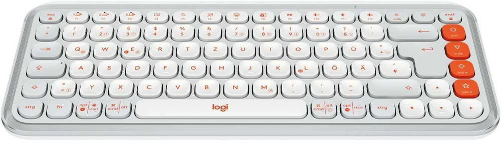 Klaviatūra Logitech POP ICON KEYS - KB OFF Baltas - DEU - CENTRAL-419