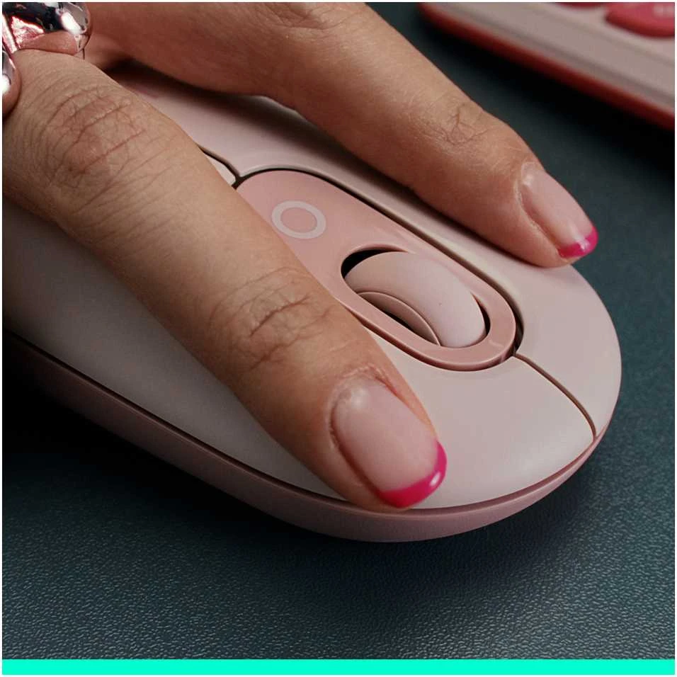 Myszka Logitech POP ICON Pelė belaidė violetinė