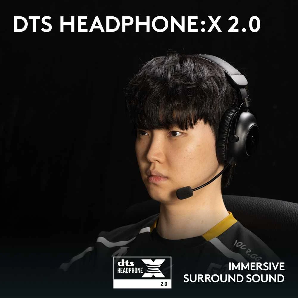 Logitech G PRO X 2 Lightspeed belaidės ausinės žaidimams, Juodos