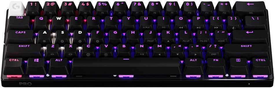 Klaviatūra Logitech PRO X 60 LIGHTSPEED belaidė G KB - TACTILE-Juodas-CH-EMEA28I-935
