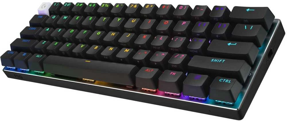 Logitech G PRO X 60 Wireless - US INT'L išdėstymas - GX Optical Tactile Switches - Juodas (Juoda) Optinė Belaidė Žaidimų Klaviatūra