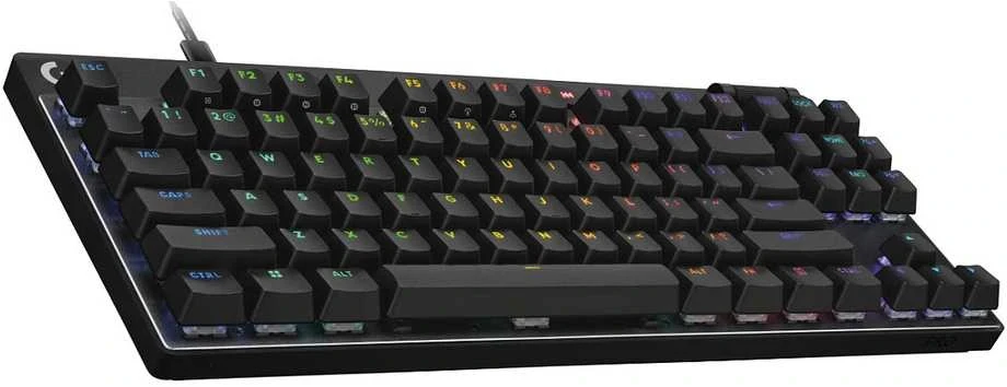 Klaviatūra žaidimams Logitech G Pro X TKL Rapid Juodas su laidu magnetyczno-analogowe su pašvietimu juoda