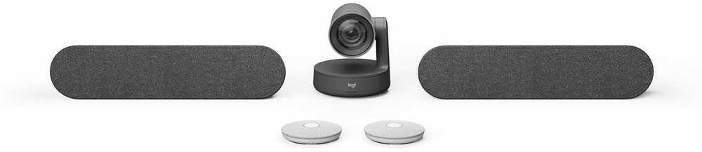 LOGITECH Rally Plus Ultra-HD konferencijų kamera – Baltas MICPOD – EMEA29-953