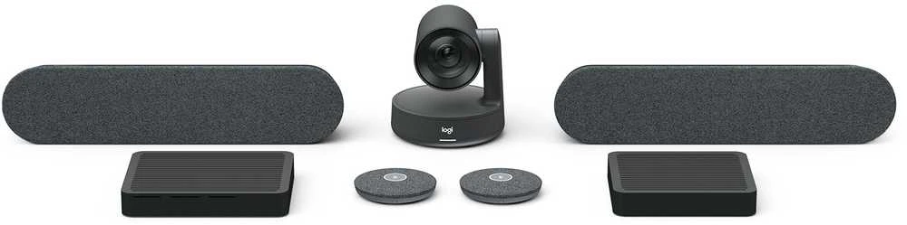 LOGITECH Web Camera RALLY - Juodas - USB - PLUGG - EMEA - DUAL SPEAKER UK/HONG KONG