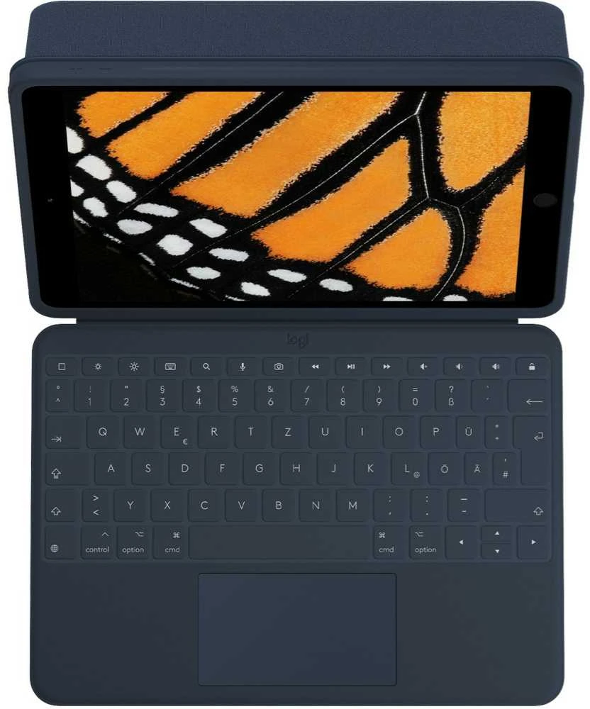 Logitech RUGGED COMBO 3 TOUCH Mėlynas - Mėlynas - DEU - EMEA