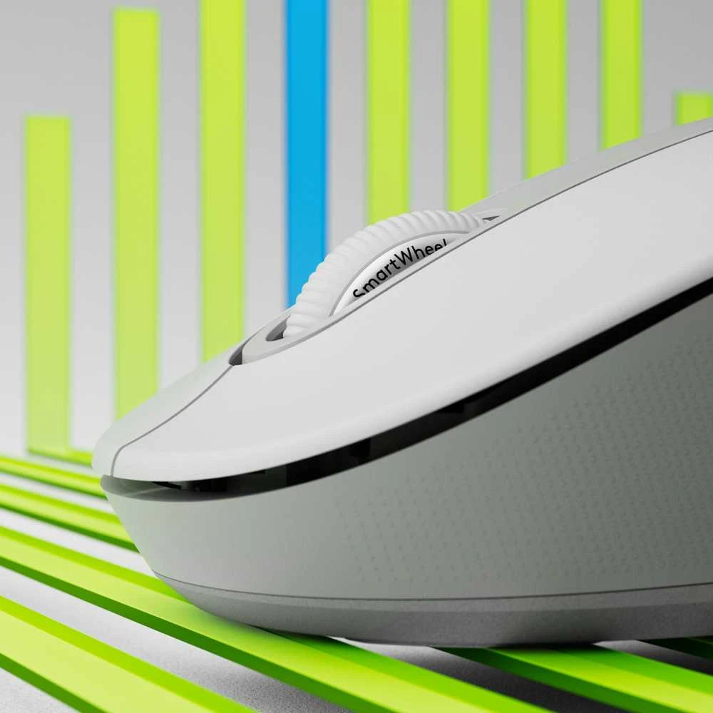 Pelė „Logitech Signature M650 L“ dešiniarankiams skirtas belaidis „Bluetooth 2.4 GHz Bolt USB“ imtuvas, 5 mygtukų