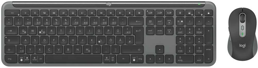 Klaviatūra ir pelė Kit Logitech Signature Slim Combo MK950 Graphite