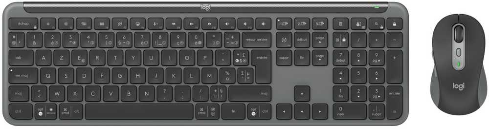 Klaviatūra Logitech SGN SLIM COMBO MK950 VERSLAS - GRAFITO - FRA - CENTRAL-419