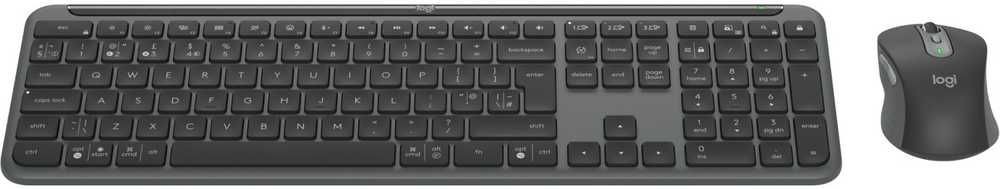 Klaviatūra ir pelė Logitech Signature Slim MK950 grafito (920-012511)