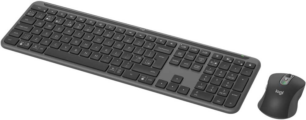 Klaviatūra ir pelė Logitech Signature Slim MK950 grafito (920-012511)