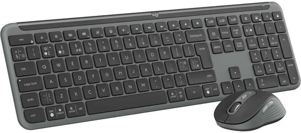 Klaviatūra ir pelė Logitech Signature Slim MK950 grafito (920-012511)